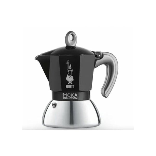 Moka-kanna - BIALETTI - MOKA Induction - 2 koppar - 100 ml - Svart