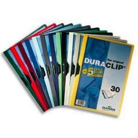 Presentationspärmar i PVC DURACLIP - DURABLE - Svart - Kapacitet 30 ark