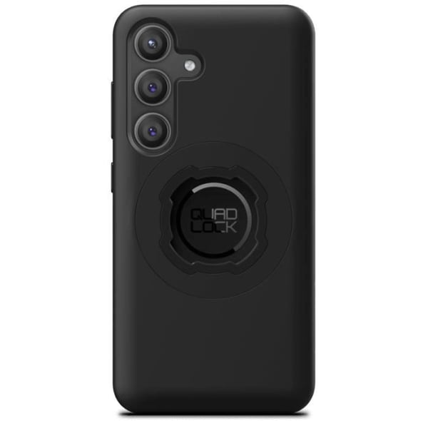 Telefonfodral - Quad Lock - Samsung Galaxy S24 - Svart - Mjuk - Kompatibel med MagSafe
