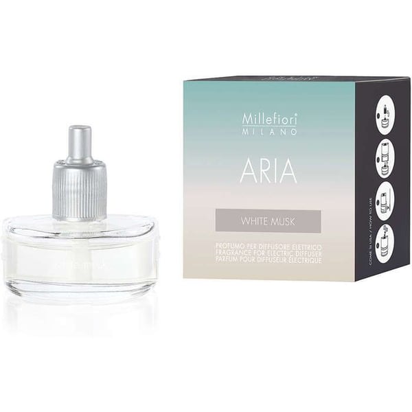 MILLEFIORI REFILL LUFTDIFFUSOR ELEKTRISK DOFT WHITE MUSK 20ML DOFTARE HEMMA TILLBEHÖR