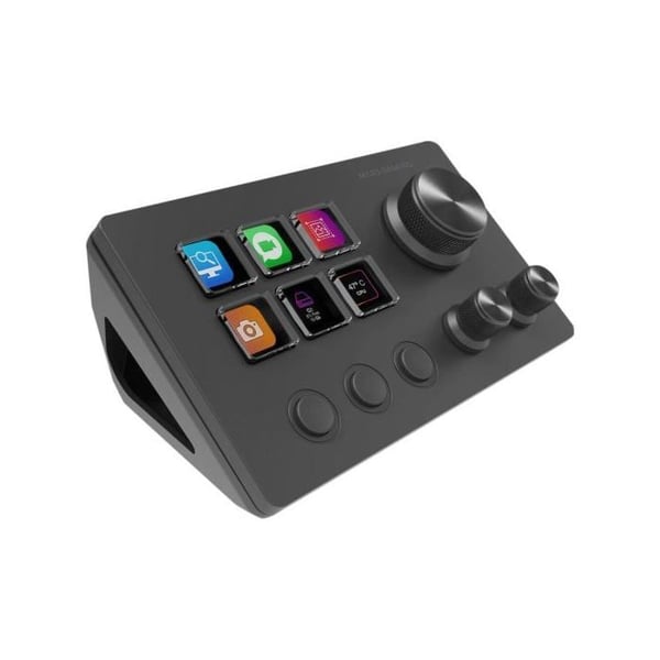 Control Deck Compact - Mars Gaming - MSD-Two - 6 Toucher LCD - 3 Multifunktionshjul - Svart
