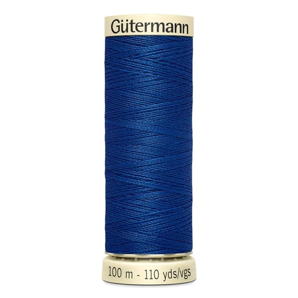 Fil att sy 100% polyester Gutermann 1 Spole - Att 214 - blå oxford