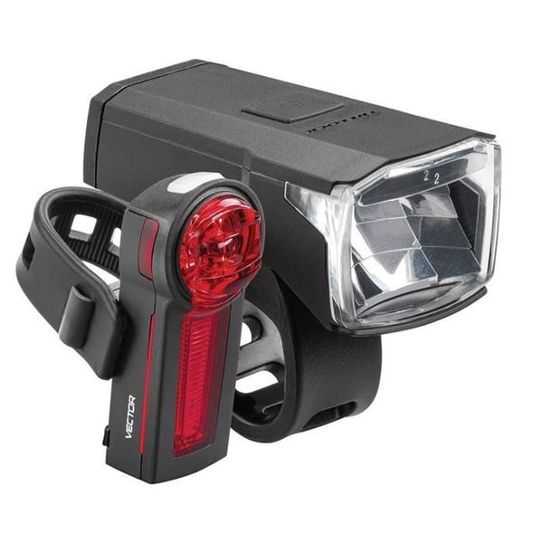 Belysningskit - TRELOCK - LS440 och LS740 - 40Lux - Uppladdningsbar USB - Unisex