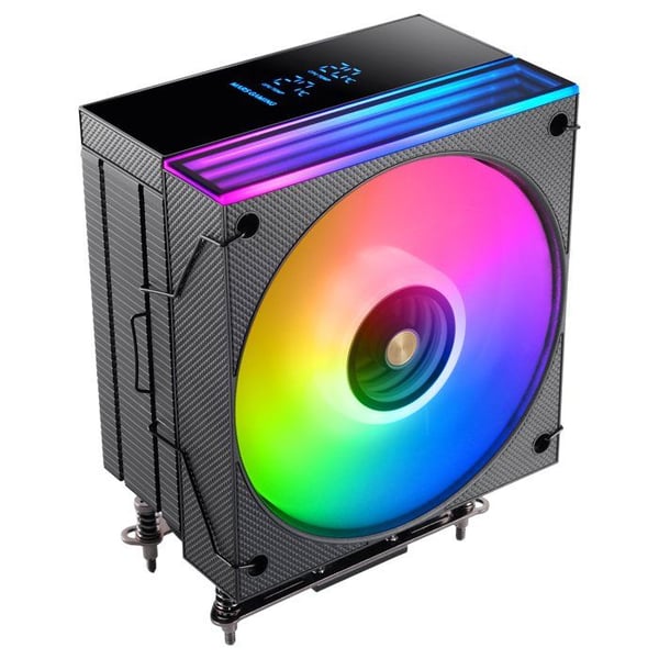 CPU-kylare - MARS GAMING - MCPU-LCD - 300W TDP - 6 värmerör HCT - ARGB & LCD-skärm