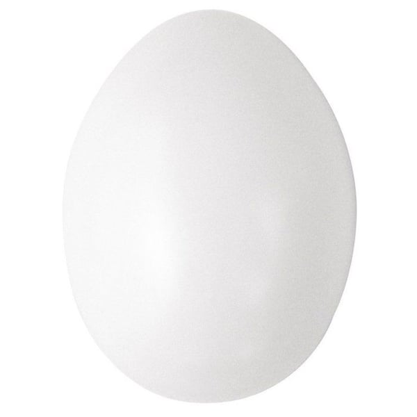 Plastägg, 6cm vit
