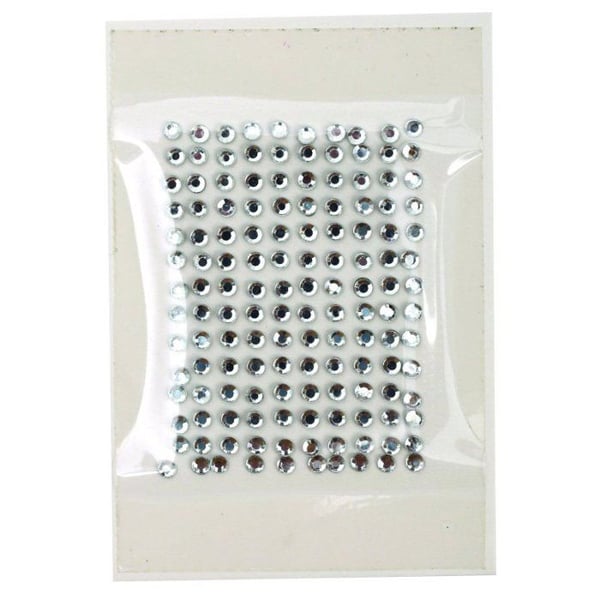Ki-Sign - Strass termofixering tyg Ø 3mm Kristall 140 stycken