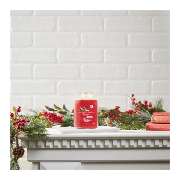 Signature candle Christmas Night stor modell - Yankee Candle