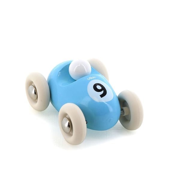 Mini roadster i trä - Vilac - Ljusblå - 7 cm - Barnleksak - Tillverkad i Frankrike