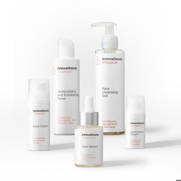 Set med kosmetik - InnovaGoods - Pack Ansiktsrutin - Vegansk - Naturliga ingredienser - Ej testat på djur Set med kosmetik - InnovaGoods - Pack Ansiktsrutin - Vegansk - Naturliga ingredienser - Ej testat på djur