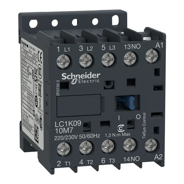 Lc1k0910f7 Schneider - Mini Kontakter Tripolär - 3no - 9a - Spole 110vca - Skruvklämma - Tesys Lc1k09 Lc1k0910f7 Schneider - Mini Kontakter Tripolär - 3no - 9a - Spole 110vca - Skruvklämma - Tesys Lc1k09