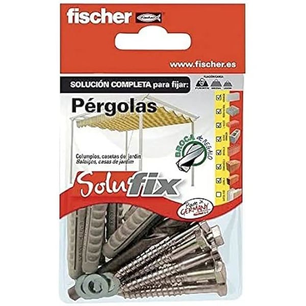 Pergola - FISCHER - SOLUFIX - Modell 502679 - Enkel installation - Solskydd