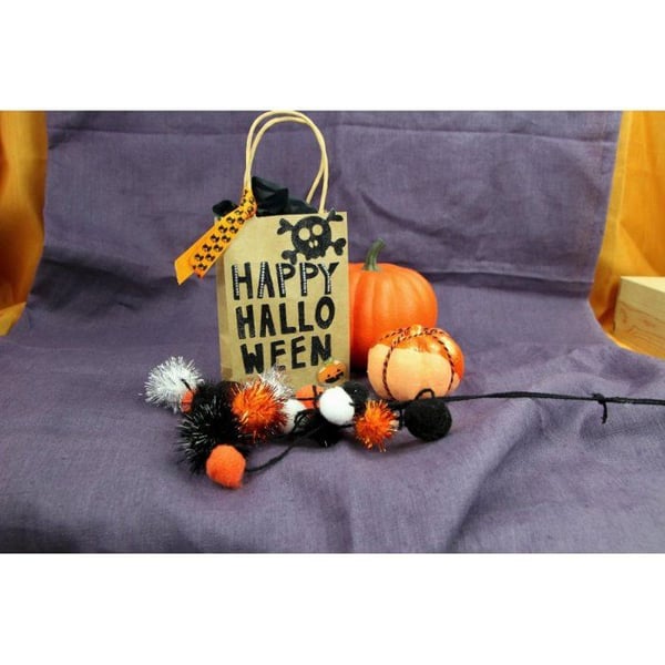 MégaCréa DIY - Halloweenband 1,5 cm 5 stycken
