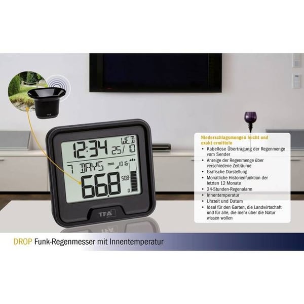 TFA Dostmann 47.3005.01 Regnmätare