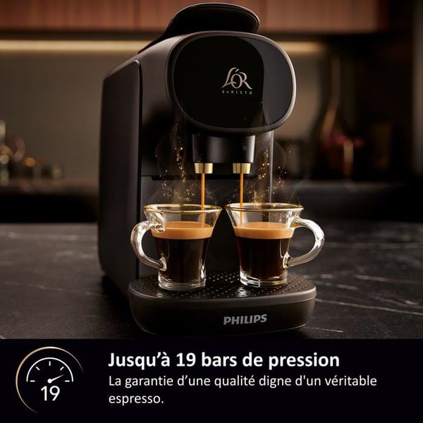 Kapselmaskin - PHILIPS L'OR BARISTA - LM9012/60 - Sublime kaffemaskin - Svart
