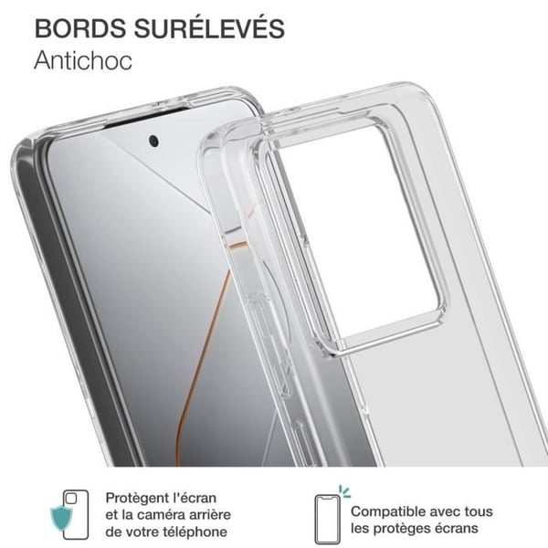 Coque Souple - BIGBEN - Xiaomi 14T Pro - Anti-gulning - Transparent - Stötskydd