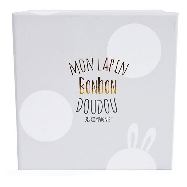 DOUDOU ET COMPAGNIE Lapin - Tøfler med rangle Taupe 0-6 måneder