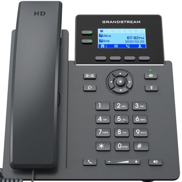 IP-telefon - GRANDSTREAM - GRP2602G - 4 SIP-konton - 2 linjer - Full Duplex-högtalare
