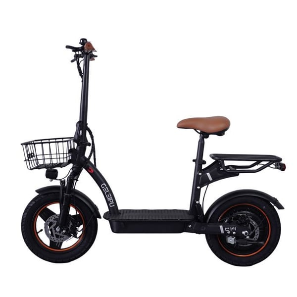 Geleipu C14 Urban Elektrisk Scooter, 500 W Motor, 48 V 17,5 Ah Batteri, 14 Tommer Dæk Til Voksne