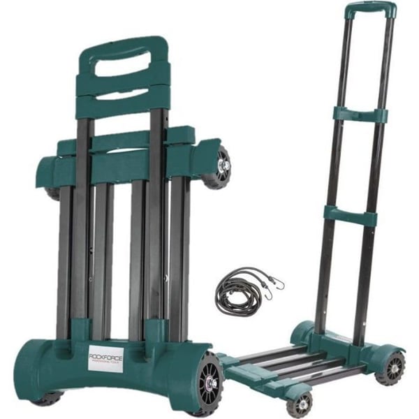 Chariot - serveringsvagn med brickor Rockforce Fällbar transportvagn (max belastning: 50 kg)
