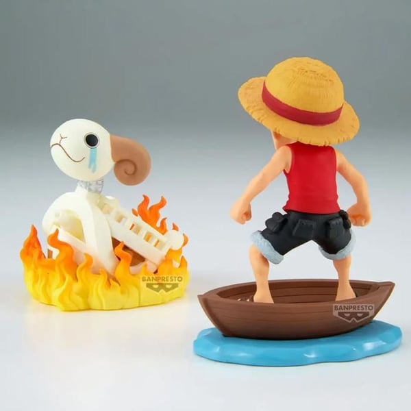 Figur - BANDAI - WCF Log Stories - One Piece - Monkey D. Luffy - Going Merry