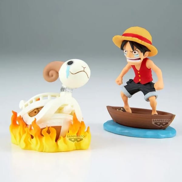 Figur - BANDAI - WCF Log Stories - One Piece - Monkey D. Luffy - Going Merry