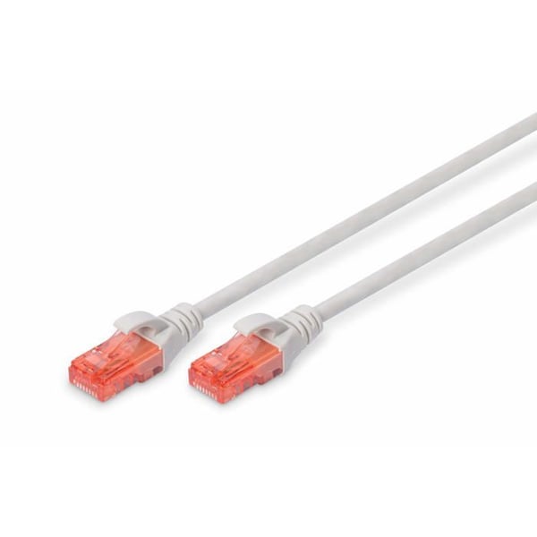 DIGITUS Professional RJ-45(M) till RJ-45(M) Patch-sladd 15 m UTP CAT 6 IEEE 802.3 Halogenfri gjuten...