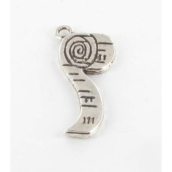 MégaCréa - Metallberlock Måttband Silver (10 stycken)
