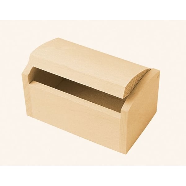 Dekorativ låda - CTOP - Liten låda - Naturligt trä - Brun - 7 x 4 x 3,80 cm