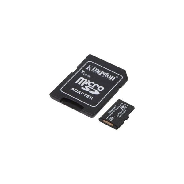 Micro SD hukommelseskort - KINGSTON - 16 Go - C10 - A1 - Kompatibel med Micro SD-enheder
