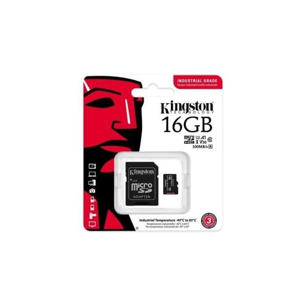 Micro SD hukommelseskort - KINGSTON - 16 Go - C10 - A1 - Kompatibel med Micro SD-enheder