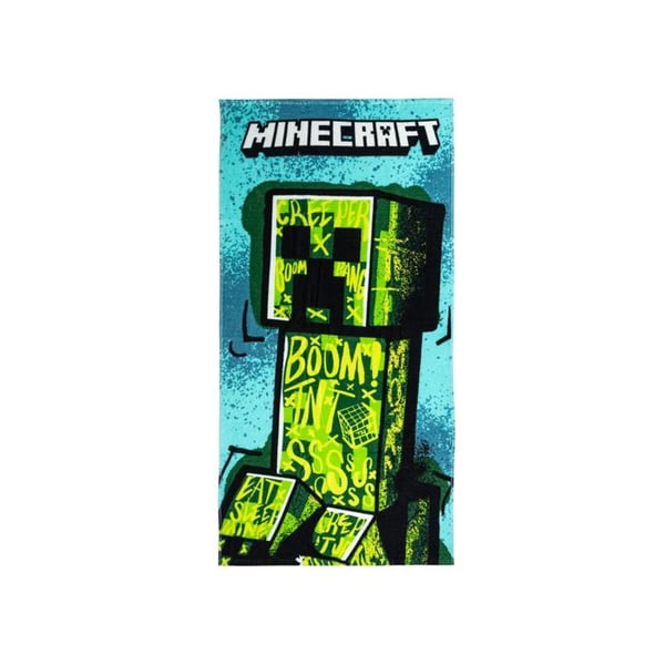 Servett - DISNEY - Minecraft - Grön - Mjuk och absorberande tyg - Tvättbar