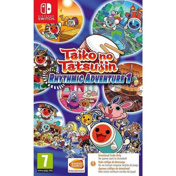 Gamingmusik - gitarr - mikrofon - trumset Bandai Namco Taiko no Tatsujin: Rhythmic Adventure Pack 1 (Kod i box)
