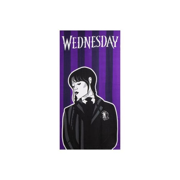 Strandhandduk eller Badlakan ONSDAG - 70x140 cm - Addamsfamiljen