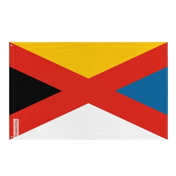 Yuan Shikai imperieflagga – 160 x 240 cm – Hållbar polyester – 2 metallöljett – Inomhus / Utomhus – Pixelforma