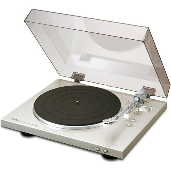 DENON DP-300F vinyl skivspelare - Automatisk - Silvergrå - Ljudlinjeutgång - 33/45 rpm