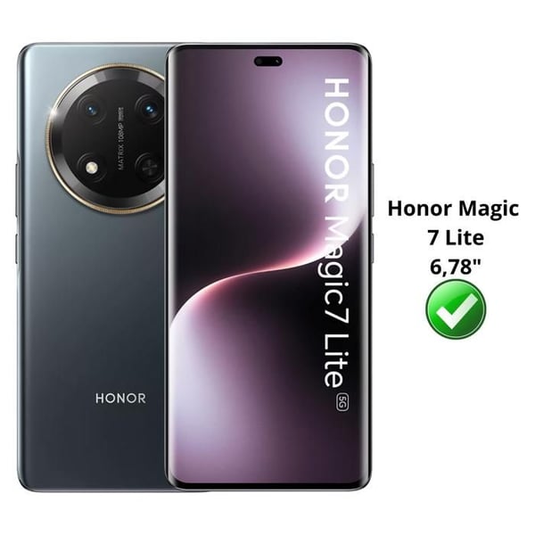 Fodral - Phonillico® - Honor Magic 7 Lite 5G - Stötsäker - Flexibel - Transparent