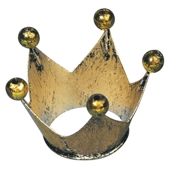 Dekorativt tillbehör - Rayher - Metallkrans - 3 cm - Guld - Inomhus
