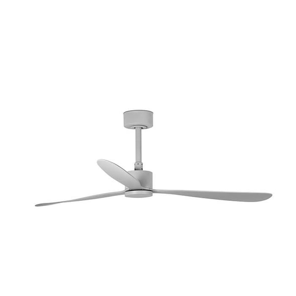 Takfläkt utan ljus grå Ø 132 cm AMELIA 33762