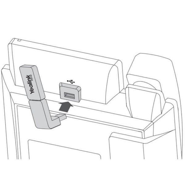 KVM-switch - Yealink - DD10K - Hörlursaccessoar - DECT - Grå