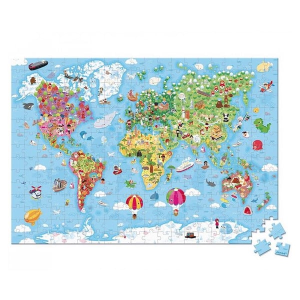 Janod Puzzle World Giant