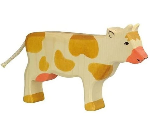 HOLZTIGER - 80010 - FIGURIN - KO, STÅENDE - BRUNT