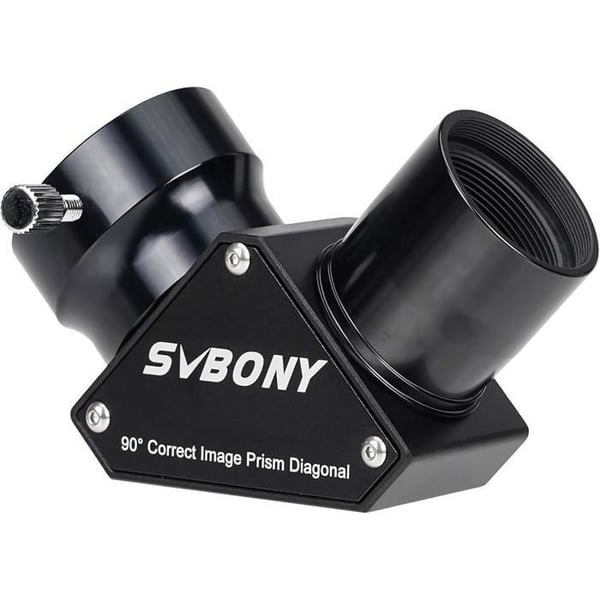 Svbony SV222 Spektroskop Zénith, 1.25" Diagonaladapter 90° med låsmekanism, stjärnöga