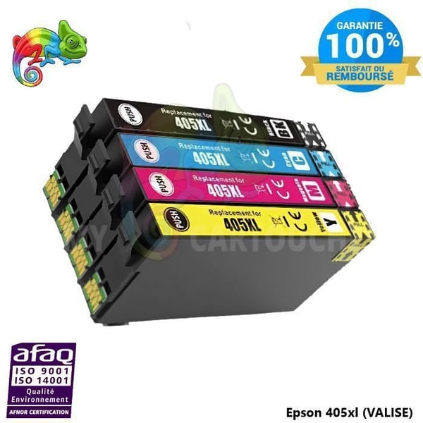 Bläckpatron - Epson - 405 XL - 4-pack - Hög kapacitet - Kompatibel med WF-serien