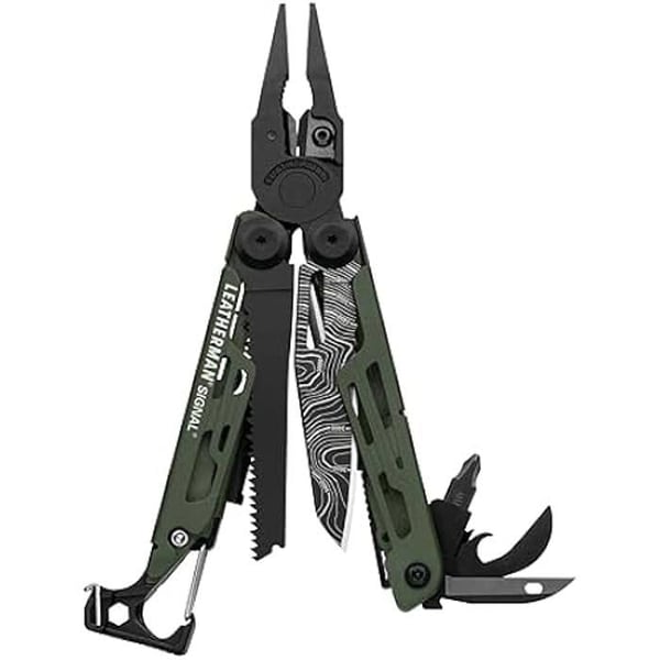 Multiverktyg - LEATHERMAN - Signal - 19 verktyg - Kompakt - Rostfritt stål