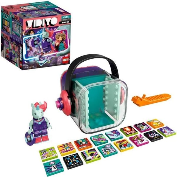 LEGO® 43106 VIDIYO™ Unicorn DJ BeatBox Music Video Maker, Musical Toy with Unicorn, Augmented Reality Set-app