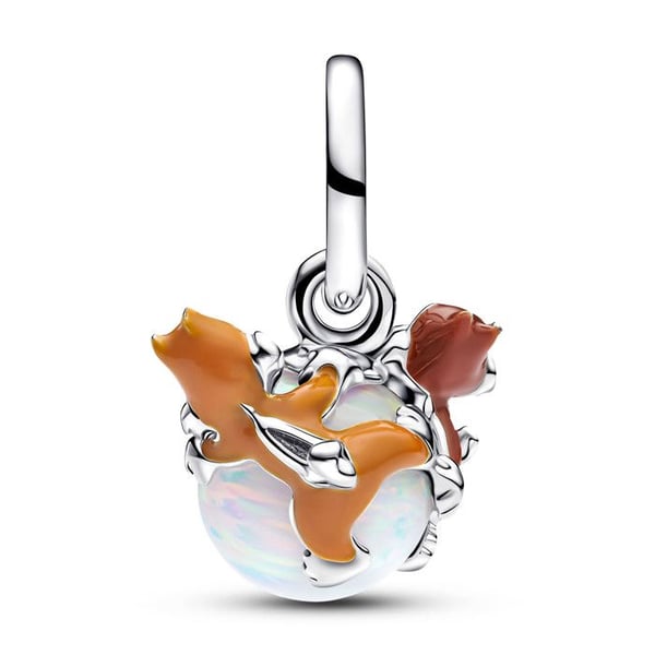 Pendentiv Kvinna - PANDORA - 793532C01 - Silver 925/1000 - Opal - Tema Jul