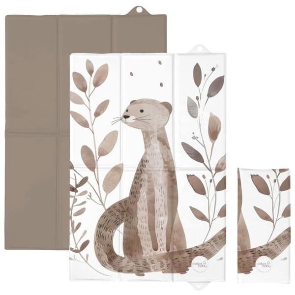 Fällbart skötbord 60x40 Clever Otter, Ceba Baby