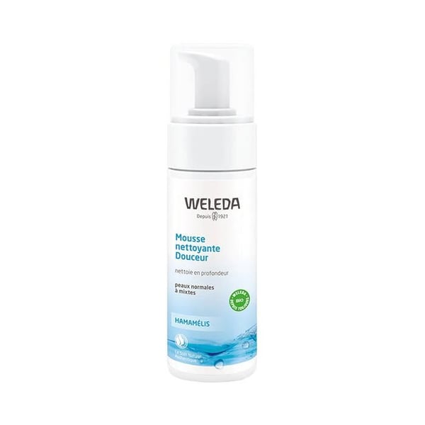 Weleda rengörande mousse mjukhet flaska 150ml