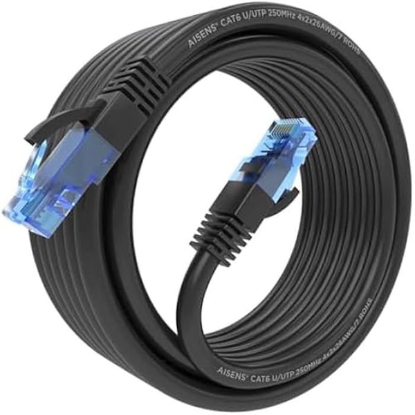Nätverkskabel RJ45 - AISENS - A135-0847 - Kat.6 UTP - 4 m - 1000 Mbps - Svart