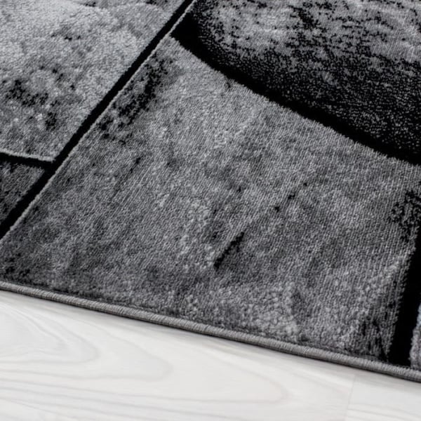 Teppe - PARMA - 9250 - Moderne - Svart - 120x170 cm